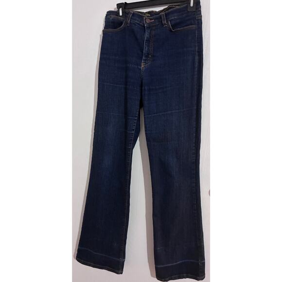 NYDJ Tummy Tuck Jeans Luxury Denim Women’s Size 10 Style 700 Dark Wash Slimming - Picture 2 of 8